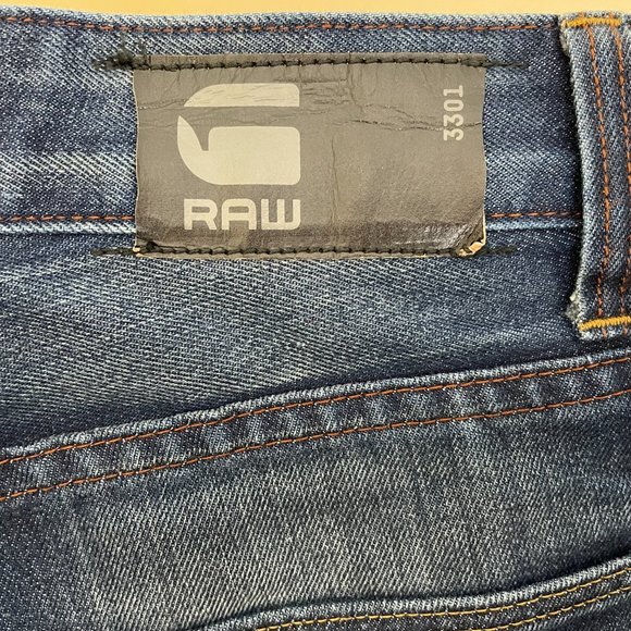G-Star Raw 3301 Slim Straight Jeans Men’s 30 - Picture 7 of 11